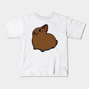 Brown Bunny Rabbit Coney Kids T-Shirt